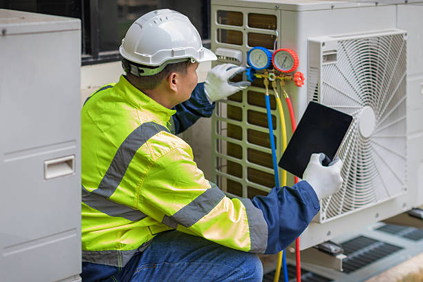 Professional Hvac Maintenance technician working in Clyde, NC